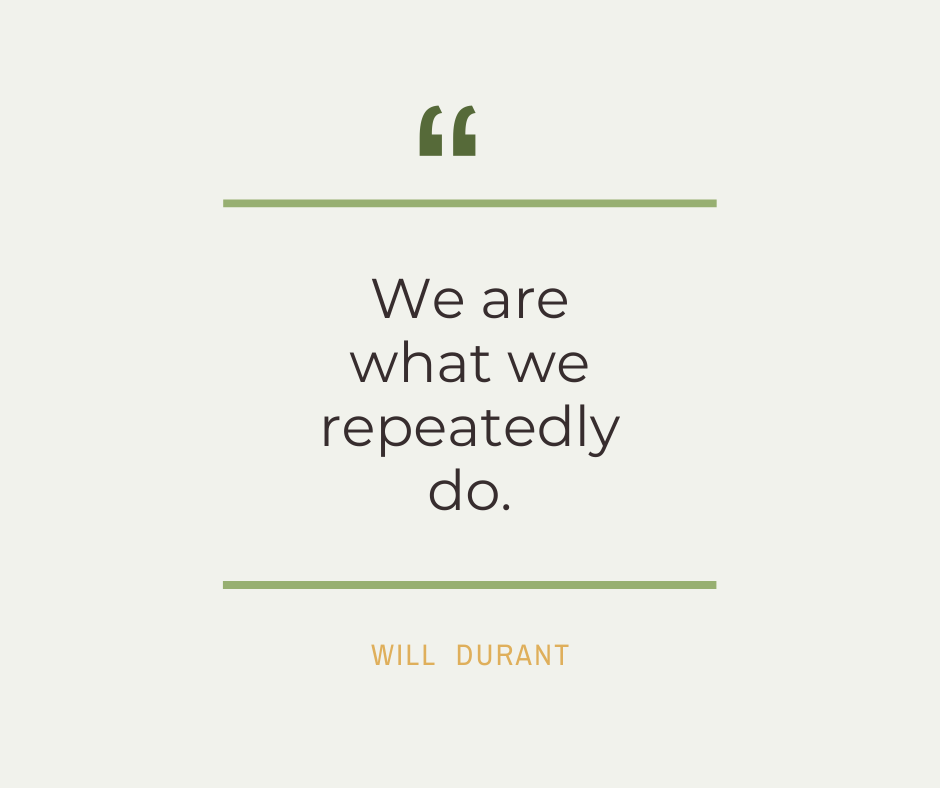 Will Durant Quote Personal Leadership New Year's Resolutions