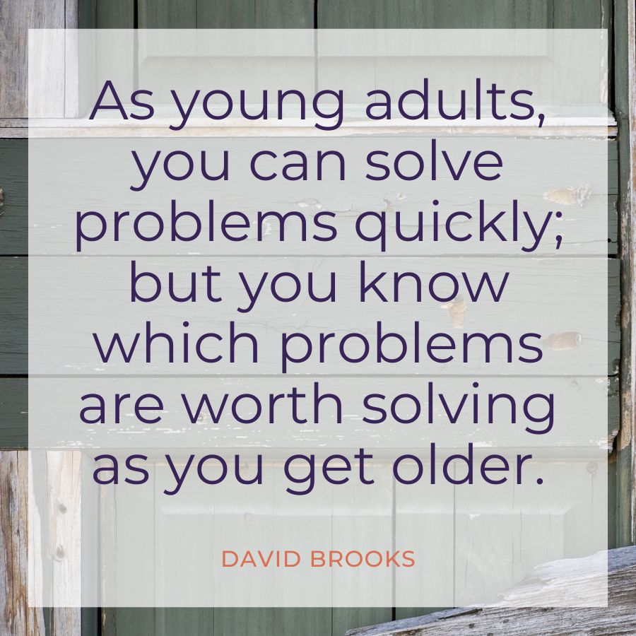 David Brooks Aging Quote - Retire Retirement - Aspire to Retirement